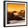 Awesome South Africa Collection Square - Power of the Ocean at Sunset IV-Philippe Hugonnard-Framed Photographic Print