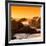 Awesome South Africa Collection Square - Power of the Ocean at Sunset IV-Philippe Hugonnard-Framed Photographic Print