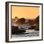 Awesome South Africa Collection Square - Power of the Ocean at Sunset V-Philippe Hugonnard-Framed Photographic Print