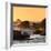 Awesome South Africa Collection Square - Power of the Ocean at Sunset V-Philippe Hugonnard-Framed Photographic Print