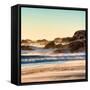 Awesome South Africa Collection Square - Power of the Ocean at Sunset-Philippe Hugonnard-Framed Stretched Canvas