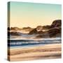 Awesome South Africa Collection Square - Power of the Ocean at Sunset-Philippe Hugonnard-Stretched Canvas