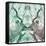 Awesome South Africa Collection Square - Reflection of Greater Kudu - Coral Green & Dimgray-Philippe Hugonnard-Framed Stretched Canvas