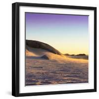 Awesome South Africa Collection Square - Sand Dune at Sunset II-Philippe Hugonnard-Framed Photographic Print