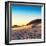 Awesome South Africa Collection Square - Sand Dune at Sunset-Philippe Hugonnard-Framed Photographic Print