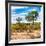 Awesome South Africa Collection Square - Savanna Landscape III-Philippe Hugonnard-Framed Photographic Print