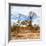 Awesome South Africa Collection Square - Savanna Landscape in Fall Colors II-Philippe Hugonnard-Framed Photographic Print