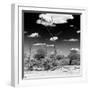 Awesome South Africa Collection Square - Savannah Landscape IV B&W-Philippe Hugonnard-Framed Photographic Print