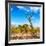 Awesome South Africa Collection Square - Savannah Trees-Philippe Hugonnard-Framed Photographic Print