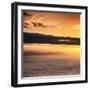 Awesome South Africa Collection Square - Sea Tranquility at Sunset II-Philippe Hugonnard-Framed Photographic Print