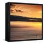 Awesome South Africa Collection Square - Sea Tranquility at Sunset II-Philippe Hugonnard-Framed Stretched Canvas