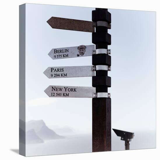Awesome South Africa Collection Square - Sign Post - Cape of Good Hope II-Philippe Hugonnard-Stretched Canvas