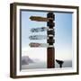 Awesome South Africa Collection Square - Sign Post - Cape of Good Hope-Philippe Hugonnard-Framed Photographic Print