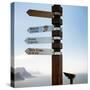 Awesome South Africa Collection Square - Sign Post - Cape of Good Hope-Philippe Hugonnard-Stretched Canvas