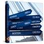 Awesome South Africa Collection Square - Sign Post Cape Town-Philippe Hugonnard-Stretched Canvas
