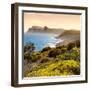 Awesome South Africa Collection Square - South Peninsula Landscape at Sunset - Cape Town-Philippe Hugonnard-Framed Photographic Print