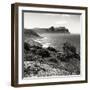 Awesome South Africa Collection Square - South Peninsula Landscape - Cape Town B&W-Philippe Hugonnard-Framed Photographic Print