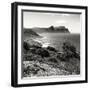 Awesome South Africa Collection Square - South Peninsula Landscape - Cape Town B&W-Philippe Hugonnard-Framed Photographic Print