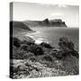 Awesome South Africa Collection Square - South Peninsula Landscape - Cape Town B&W-Philippe Hugonnard-Stretched Canvas