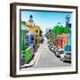 Awesome South Africa Collection Square - Street in the Bo-Kaap of Cape Town II-Philippe Hugonnard-Framed Photographic Print