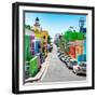 Awesome South Africa Collection Square - Street in the Bo-Kaap of Cape Town II-Philippe Hugonnard-Framed Photographic Print