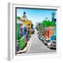 Awesome South Africa Collection Square - Street in the Bo-Kaap of Cape Town II-Philippe Hugonnard-Framed Photographic Print