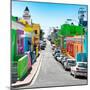 Awesome South Africa Collection Square - Street in the Bo-Kaap of Cape Town II-Philippe Hugonnard-Mounted Photographic Print