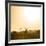 Awesome South Africa Collection Square - Sunrise in Savannah III-Philippe Hugonnard-Framed Photographic Print
