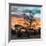 Awesome South Africa Collection Square - Sunrise over Savanna-Philippe Hugonnard-Framed Photographic Print