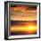 Awesome South Africa Collection Square - Sunset-Philippe Hugonnard-Framed Photographic Print