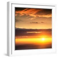 Awesome South Africa Collection Square - Sunset-Philippe Hugonnard-Framed Photographic Print