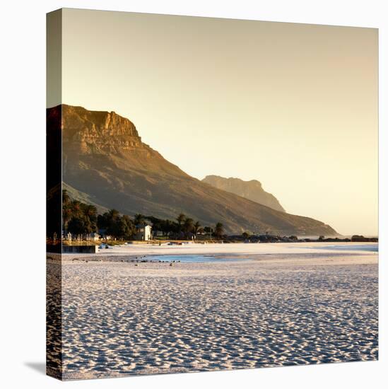 Awesome South Africa Collection Square - Twelve Apostles Moutains at Sunset - Cape Town II-Philippe Hugonnard-Stretched Canvas