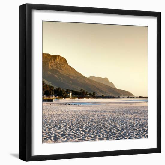 Awesome South Africa Collection Square - Twelve Apostles Moutains at Sunset - Cape Town II-Philippe Hugonnard-Framed Photographic Print