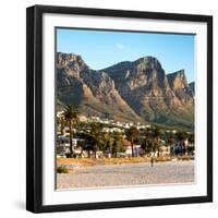 Awesome South Africa Collection Square - Twelve Apostles Moutains at Sunset - Cape Town III-Philippe Hugonnard-Framed Photographic Print