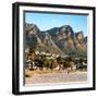 Awesome South Africa Collection Square - Twelve Apostles Moutains at Sunset - Cape Town III-Philippe Hugonnard-Framed Photographic Print