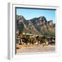 Awesome South Africa Collection Square - Twelve Apostles Moutains at Sunset - Cape Town III-Philippe Hugonnard-Framed Photographic Print