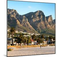 Awesome South Africa Collection Square - Twelve Apostles Moutains at Sunset - Cape Town III-Philippe Hugonnard-Mounted Photographic Print