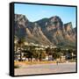 Awesome South Africa Collection Square - Twelve Apostles Moutains at Sunset - Cape Town III-Philippe Hugonnard-Framed Stretched Canvas