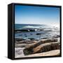 Awesome South Africa Collection Square - View of the South Atlantic Ocean II-Philippe Hugonnard-Framed Stretched Canvas
