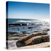 Awesome South Africa Collection Square - View of the South Atlantic Ocean II-Philippe Hugonnard-Stretched Canvas