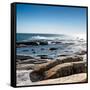 Awesome South Africa Collection Square - View of the South Atlantic Ocean II-Philippe Hugonnard-Framed Stretched Canvas