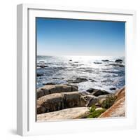 Awesome South Africa Collection Square - View of the South Atlantic Ocean III-Philippe Hugonnard-Framed Photographic Print