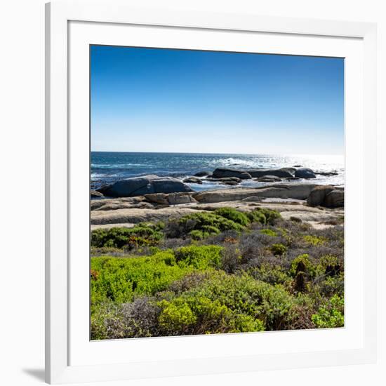 Awesome South Africa Collection Square - View of the South Atlantic Ocean-Philippe Hugonnard-Framed Photographic Print