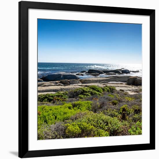 Awesome South Africa Collection Square - View of the South Atlantic Ocean-Philippe Hugonnard-Framed Photographic Print