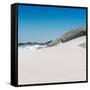 Awesome South Africa Collection Square - White Dune-Philippe Hugonnard-Framed Stretched Canvas