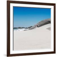 Awesome South Africa Collection Square - White Dune-Philippe Hugonnard-Framed Photographic Print