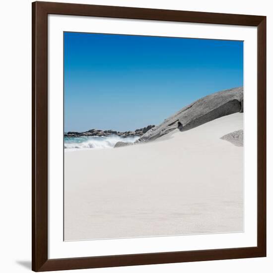 Awesome South Africa Collection Square - White Dune-Philippe Hugonnard-Framed Photographic Print