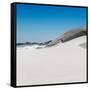 Awesome South Africa Collection Square - White Dune-Philippe Hugonnard-Framed Stretched Canvas