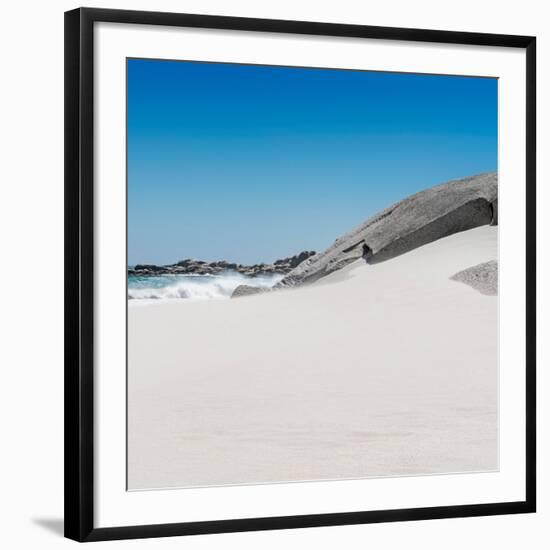 Awesome South Africa Collection Square - White Dune-Philippe Hugonnard-Framed Photographic Print