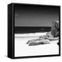 Awesome South Africa Collection Square - White Sandy Beach II-Philippe Hugonnard-Framed Stretched Canvas